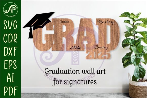 Celebrate with a Custom Graduation 2025 Signature Wall Sign