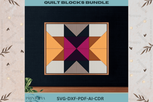 Create Rustic Geometric Wall Art with Quilt Block Templates