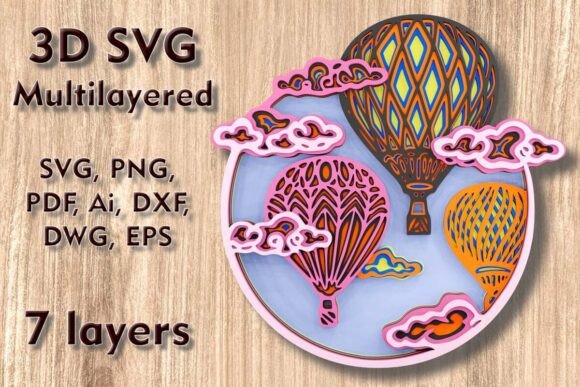 Create Stunning 3D Balloon Art with SVG Laser Cut Files