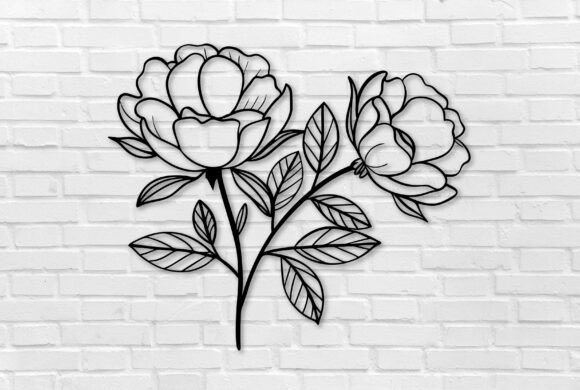Elegant Floral Laser Cut Wall Decor: A Designer's Toolkit